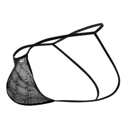 CandyMan Jockstrap Micro-lacets DIONYSOS Noir